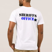 Sheriffs Kantoor Thin Blue Line T-shirt (Achterkant)