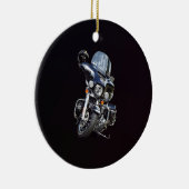 Sheriff's Motorcycle Keramisch Ornament (Rechts)