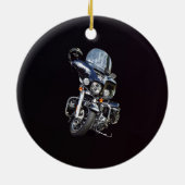 Sheriff's Motorcycle Keramisch Ornament (Achterkant)
