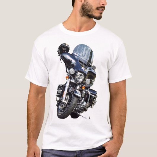 Sheriff's Motorcycle T-shirt (Voorkant)
