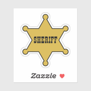 SHERIFF'S SHOWDOWN - SHERIFF BADGE STICKER