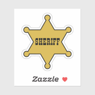 SHERIFF'S SHOWDOWN - SHERIFF BADGE STICKER