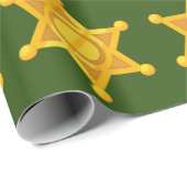 Sheriffstern-officier Cadeaupapier (Rol Hoek)