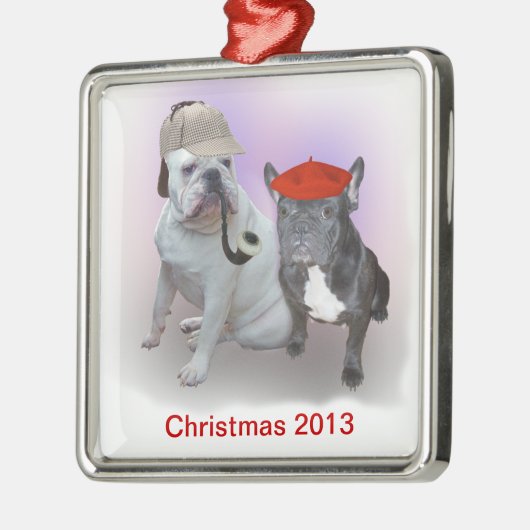 Sherlock en Dr. Metalen Ornament (Links)