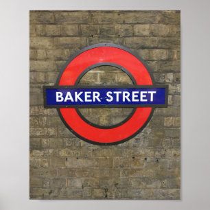 Sherlock Holmes Baker Street Posterd Poster