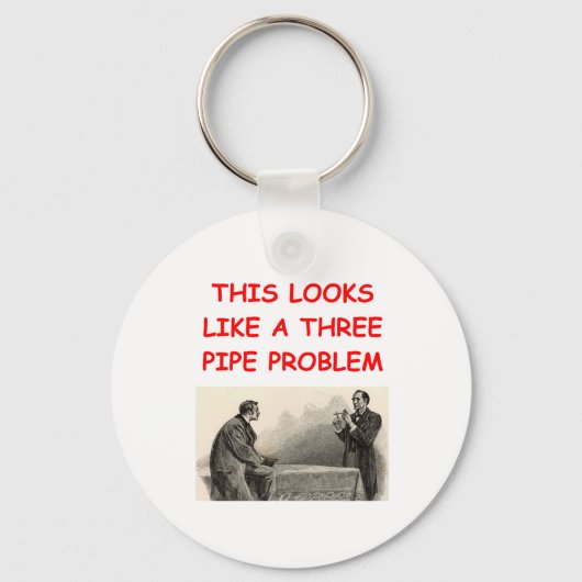 SHERLOCK holmes cadeaus T-shirts Sleutelhanger (Voorkant)