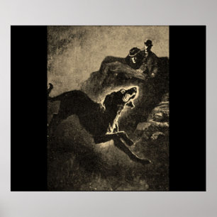Sherlock Holmes Hond the Baskervilles  Poster