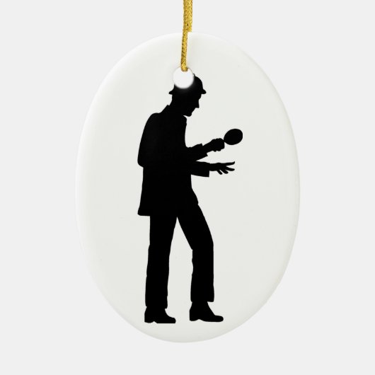 Sherlock Holmes Keramisch Ornament (Voorkant)