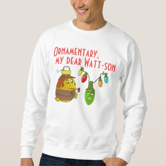 Sherlock Holmes Kerstmis Trui (Voorkant)