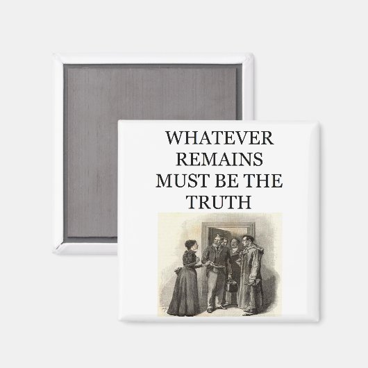 Sherlock Holmes Magneet (Voorkant / Achterkant)