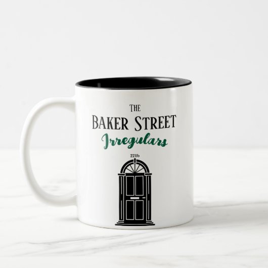 Sherlock Holmes Mug - The Baker Street Irregulars Tweekleurige Koffiemok (Links)