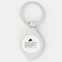 Sherlock Holmes Quote Sleutelhanger