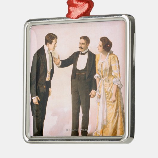 Sherlock Holmes Theatrical Play Poster #2 Metalen Ornament (Links)