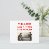 SHERLOCK houdt cadeautjes voor t-shirts Briefkaart (Staand voorkant)