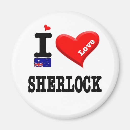 SHERLOCK - I Love Magneet (Voorkant)