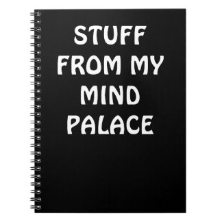 Sherlock inspired MIND PALACE notebook Notitieboek