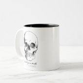 Sherlock Quote Ik begeren uw schedel gotische Mok (Voorkant links)