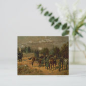 Sherman bij Missionary Ridge Briefkaart (Staand voorkant)