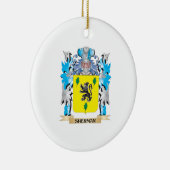 Sherman Coat of Arms - Family Crest Keramisch Ornament (Rechts)
