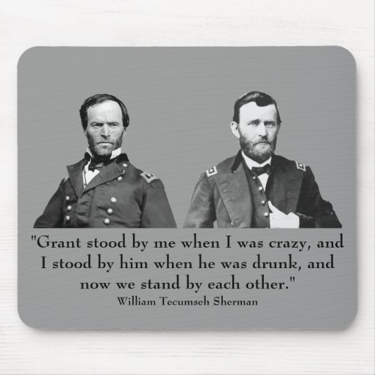 Sherman en Grant Muismat (Voorkant)