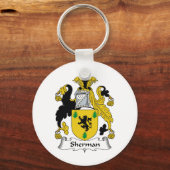 Sherman Family Crest Sleutelhanger (Voorkant)