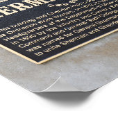 Sherman Hall Sign, Fort Leavenworth, Kansas Poster (Hoek)