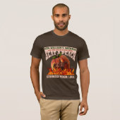Sherman 'Heat a Peach'-Shirt (Dark Front) T-shirt (Voorkant volledig)