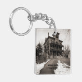 Sherman Hospital Elgin Illinois Circa 1890  Sleutelhanger (Voorkant Links)