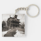 Sherman Hospital Elgin Illinois Circa 1890  Sleutelhanger (Achterkant)