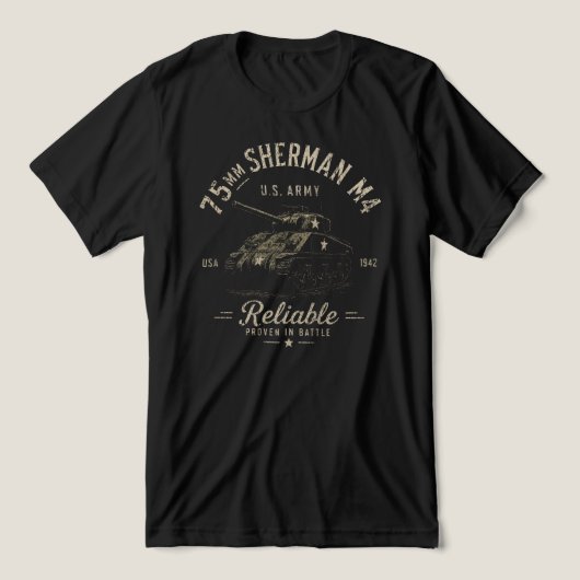 Sherman M4 Tri-Blend Shirt (Design voorkant)