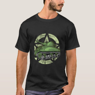Sherman M4A1 Tweede Wereldoorlog Legertank Funny U T-shirt