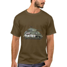 Sherman met Tractics Name Dark T-Shirt