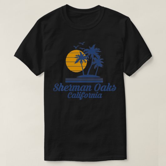 Sherman Oaks California Beach City T-shirt (Design voorkant)