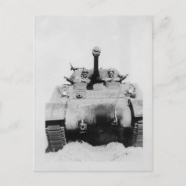 Sherman Tank Briefkaart