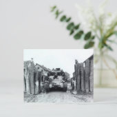 Sherman Tank Briefkaart (Staand voorkant)