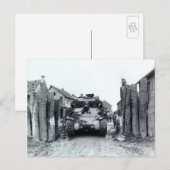 Sherman Tank Briefkaart (Voorkant / Achterkant)