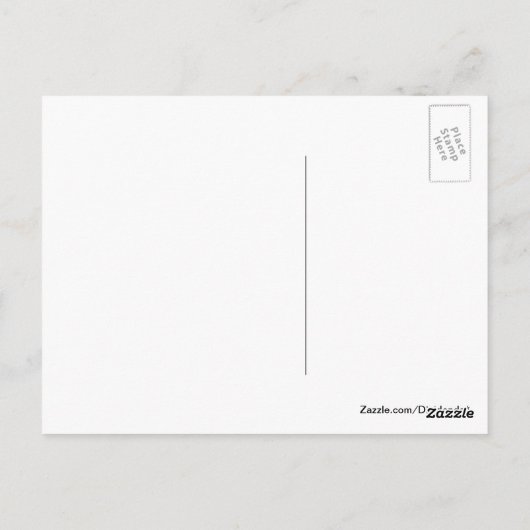 Sherman Tank Briefkaart (Achterkant)