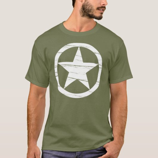 Sherman Tank Shirt Distress (Voorkant)