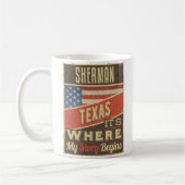 Sherman Texas Koffiemok (Links)