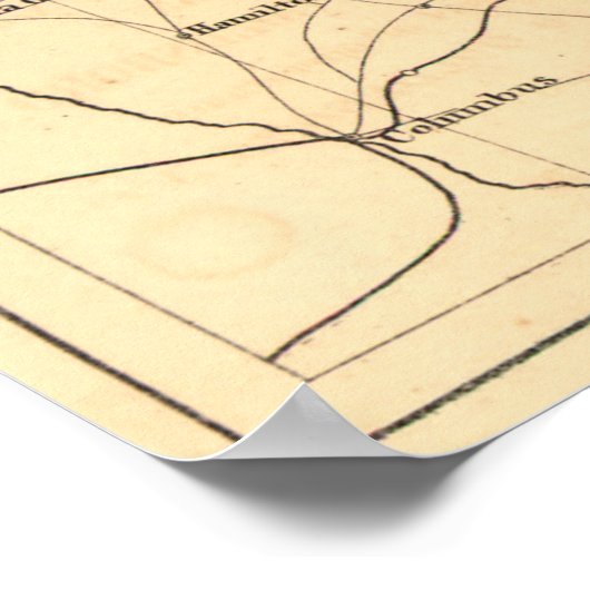 Sherman van Atlanta naar Goldsboro Poster (Hoek)