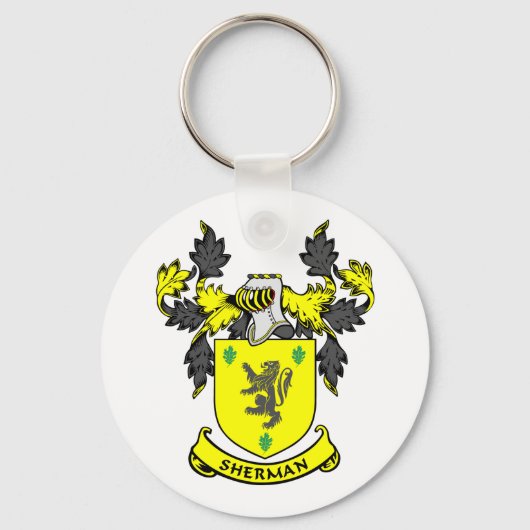 SHERMAN Wapenmunt Sleutelhanger (Voorkant)
