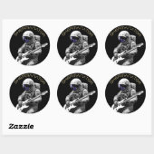 SHERMANATOR-band Ronde Sticker (Vel)