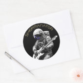 SHERMANATOR-band Ronde Sticker (Envelop)