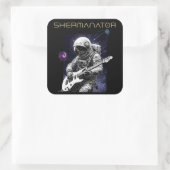 SHERMANATOR-band Vierkante Sticker (Tas)