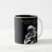 SHERMANATOR-bandleden Tweekleurige Koffiemok (Voorkant rechts)