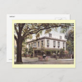 Sherman's hoofdkantoor, Savannah, Georgia  Briefkaart (Voorkant / Achterkant)