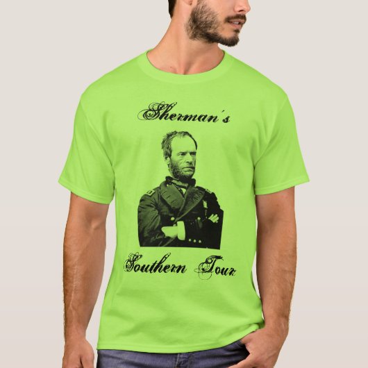 Sherman's Southern Tour T-shirt (Voorkant)