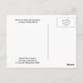 Shermantanks van de Tweede Wereldoorlog die in Anz Briefkaart (Achterkant)