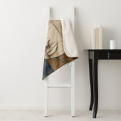 Sherpa Blanket Abstracte Verdriet Kunst Sherpa Deken (In situ)