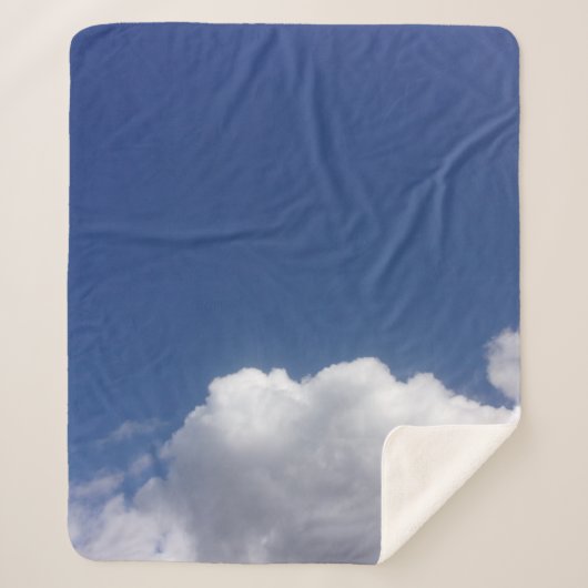 Sherpa Blanket CLOUDS ONTWERP Deken (Voorkant)